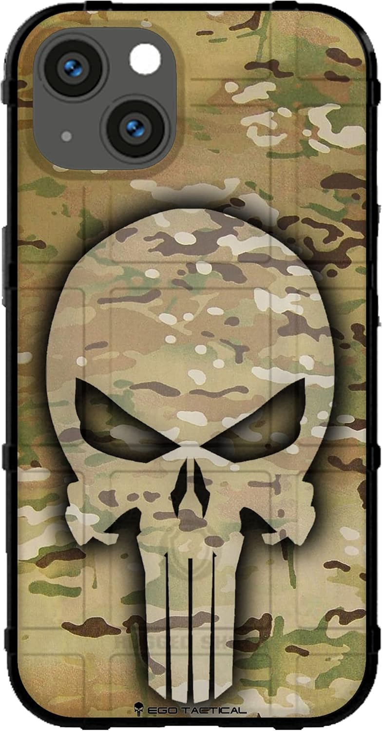 EGO TACTICAL Rugged Shield Case for iPhone 11 Pro - Ghost Punish Skull