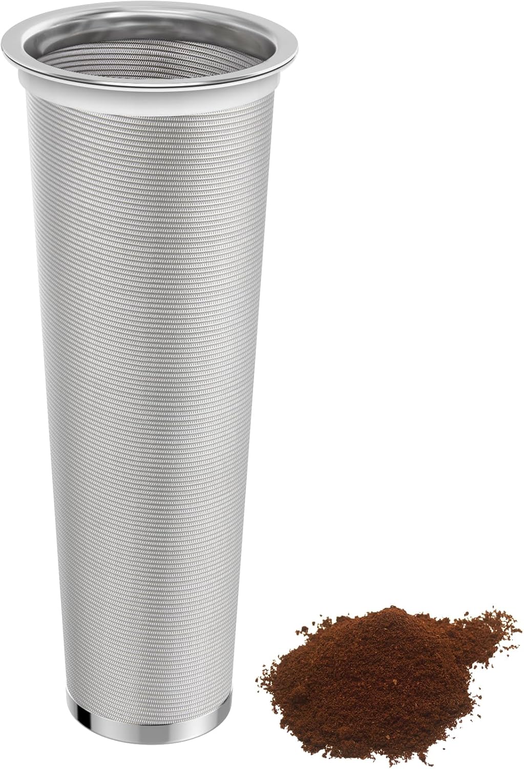 Reusable Stainless Steel Cold Brew Filter - Rich Iced Coffee!
