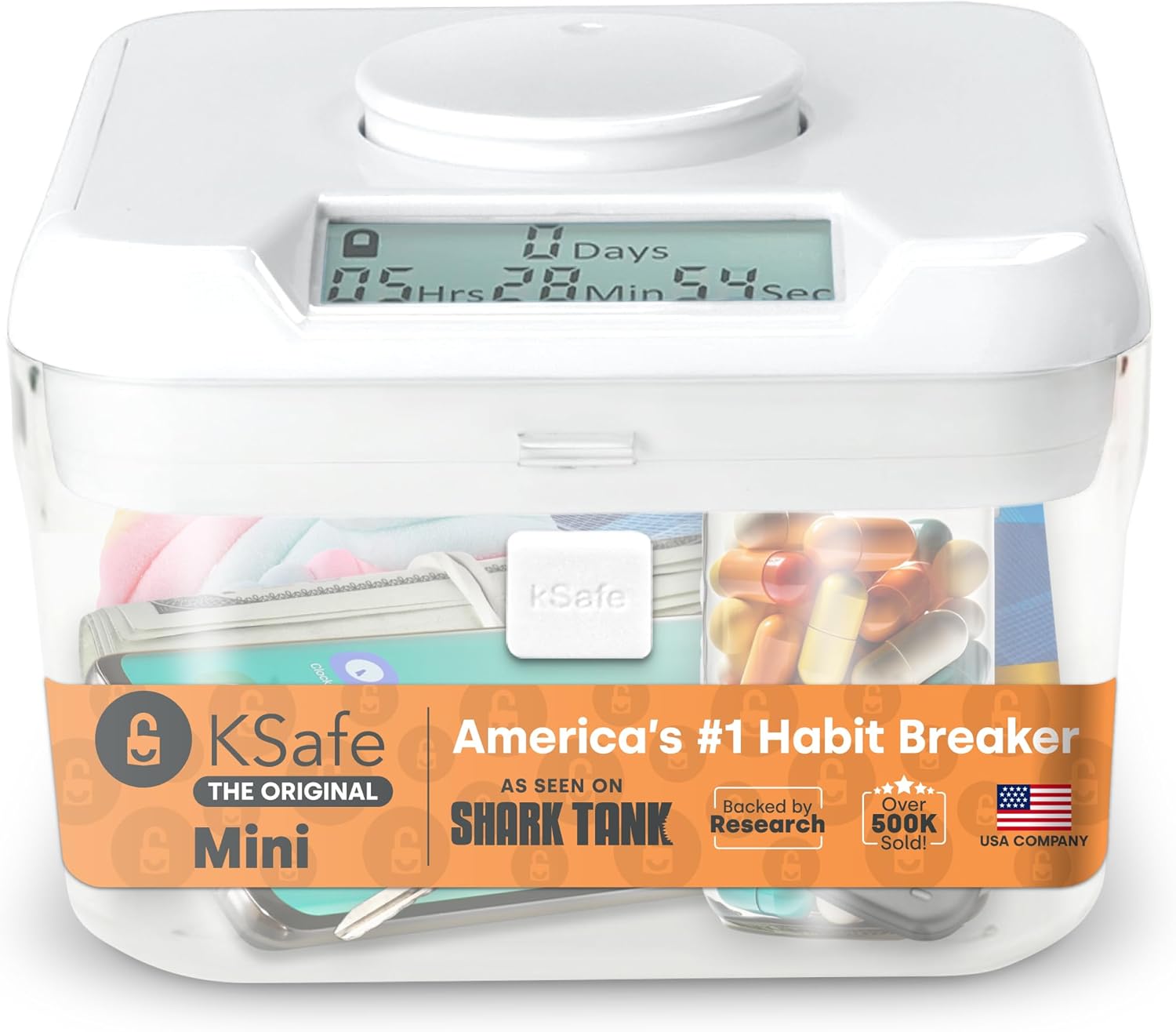 kSafe Time Locking Container Mini for Habit Control and Snacks