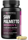 Saw Palmetto for Women with Biotin 5000mcg - DHT Support