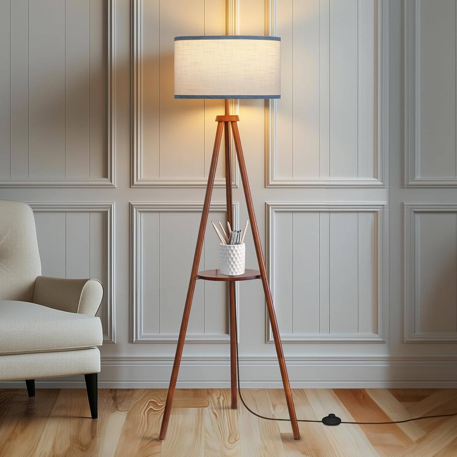 Modern Floor Lamps for Living Room with Adjustable Light Modes