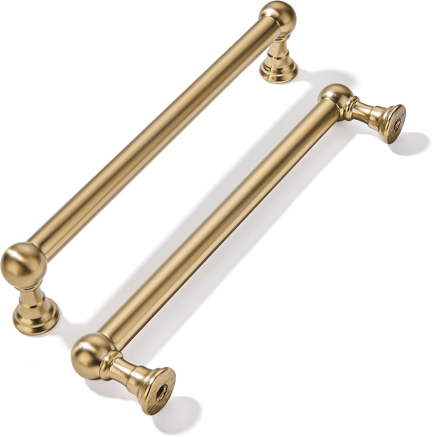 Heavy Duty 6 Inch Hole Center Cabinet Pulls in Champagne Bronze