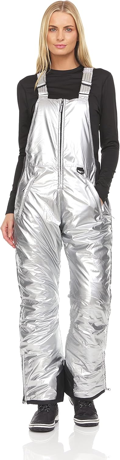 Arctic Quest Womens Ski Snow Bibs Pants for Winter Adventures