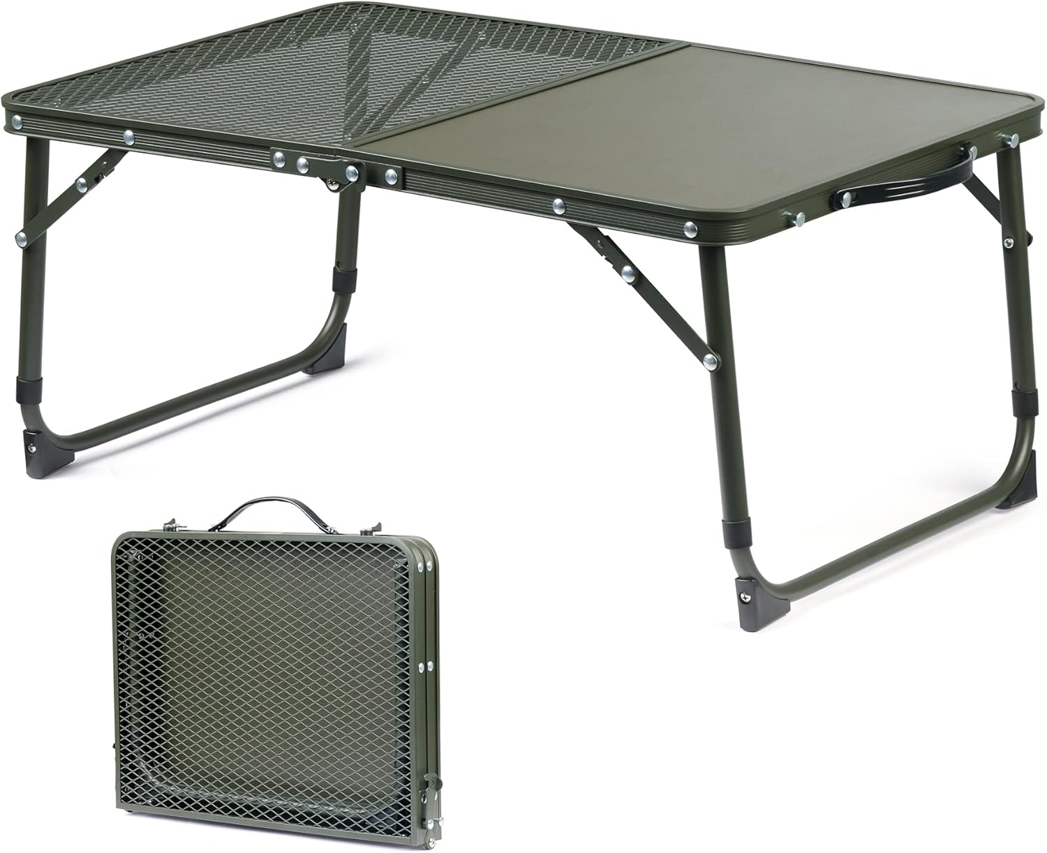 Portable Aluminum Camping Table - Outdoor Grill & Picnic Essential