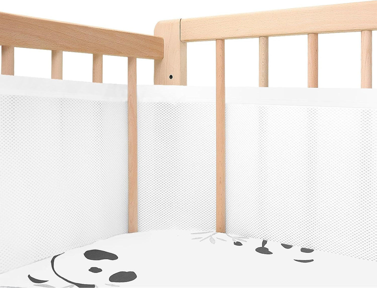 Upgraded Breathable Crib Liner for Safe Baby Sleep Environment