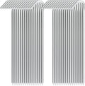 9 Heavy-Duty Metal Tent Stakes - 30 Pack - Versatile Garden Anchors