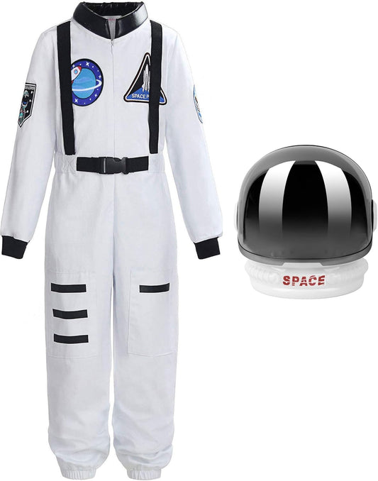 ReliBeauty Kids Astronaut Role Play Costume for Fun Adventures