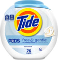 Tide PODS Free & Gentle 76 ct: Gentle on Skin