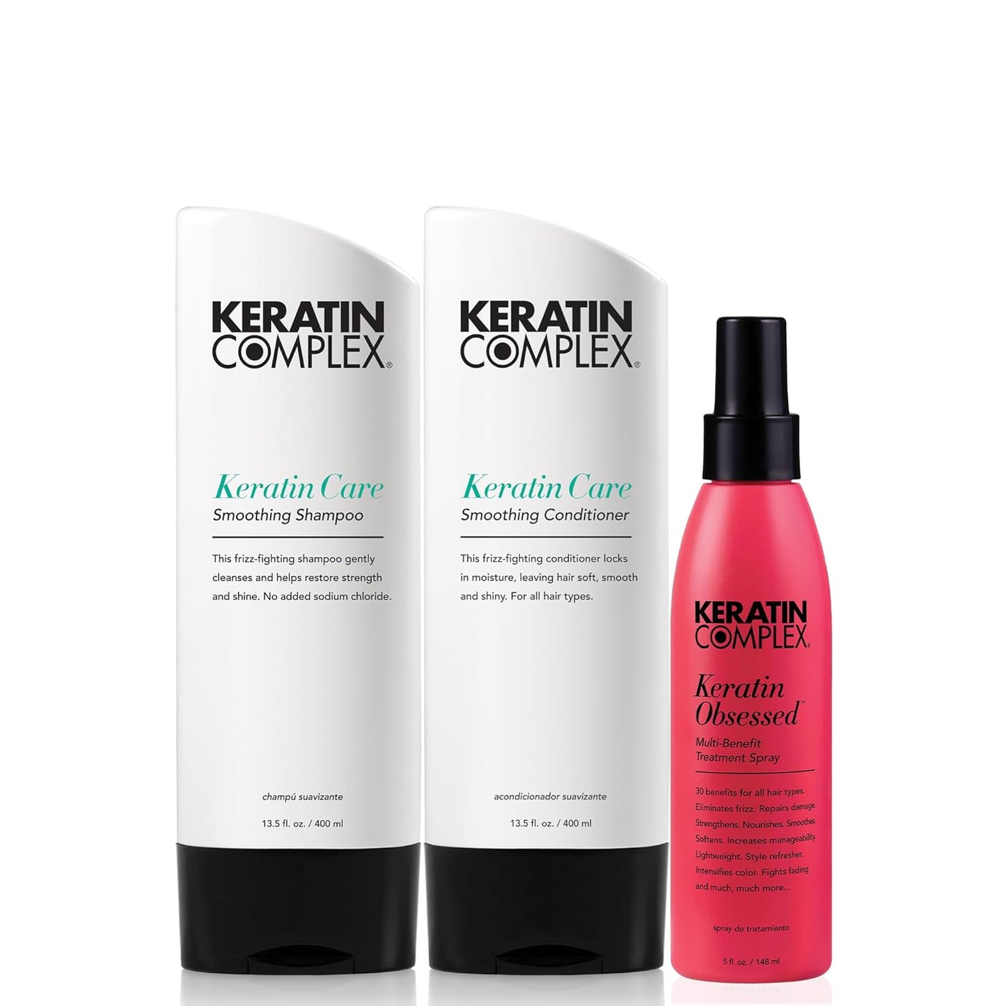 Keratin Complex Retail Kit: Shampoo, Conditioner, and Obsessed 5oz