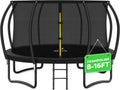 Trampoline 8ft-16ft with Enclosure Net and Ladder - ASTM Safe