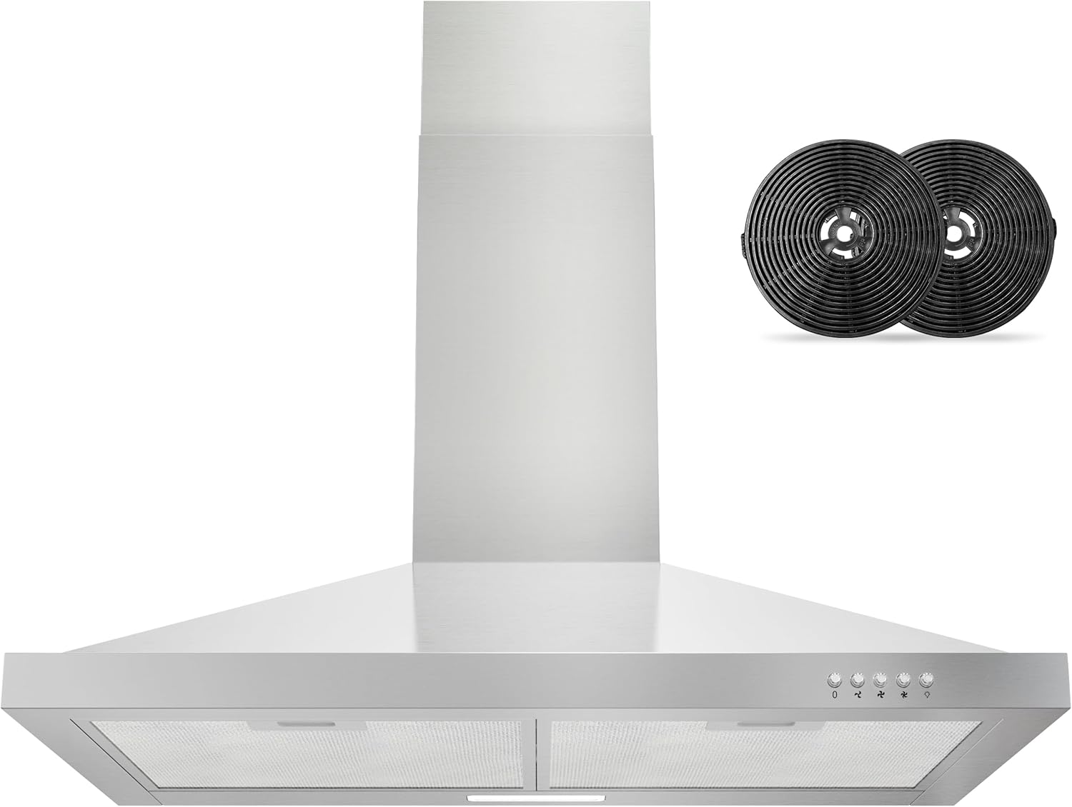 FIREGAS 30 inch Wall Mount Range Hood with Ducted/Ductless Options