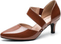 Women's Closed Pointed Toe Heels D'Orsay Kitten Heel (Style 7LPB)