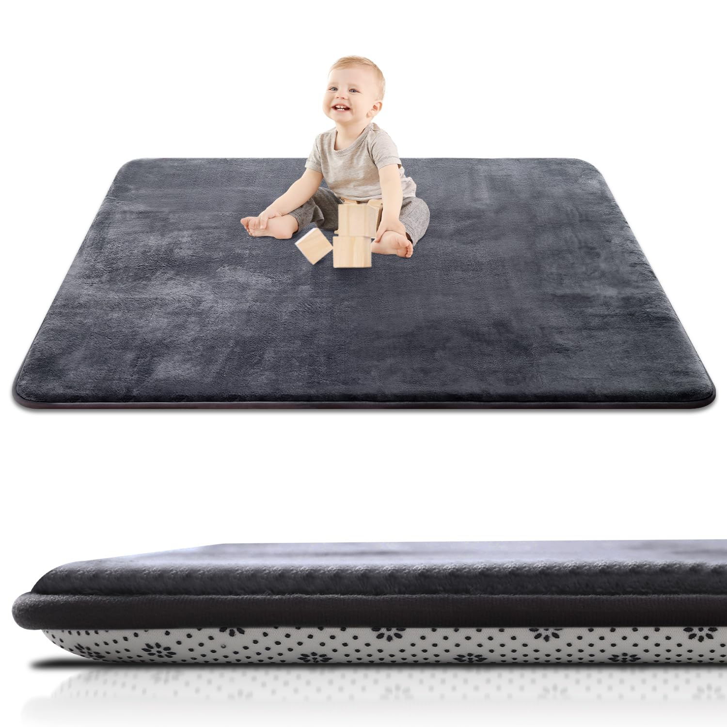 Plush Baby Play Mat ~ Ultra Soft Support
