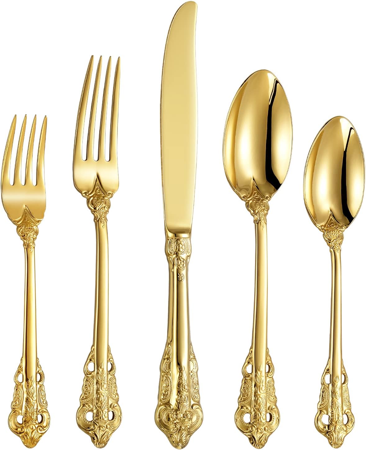 KEAWELL Luxury 20 Pieces Stainless Steel Flatware Set for 4
