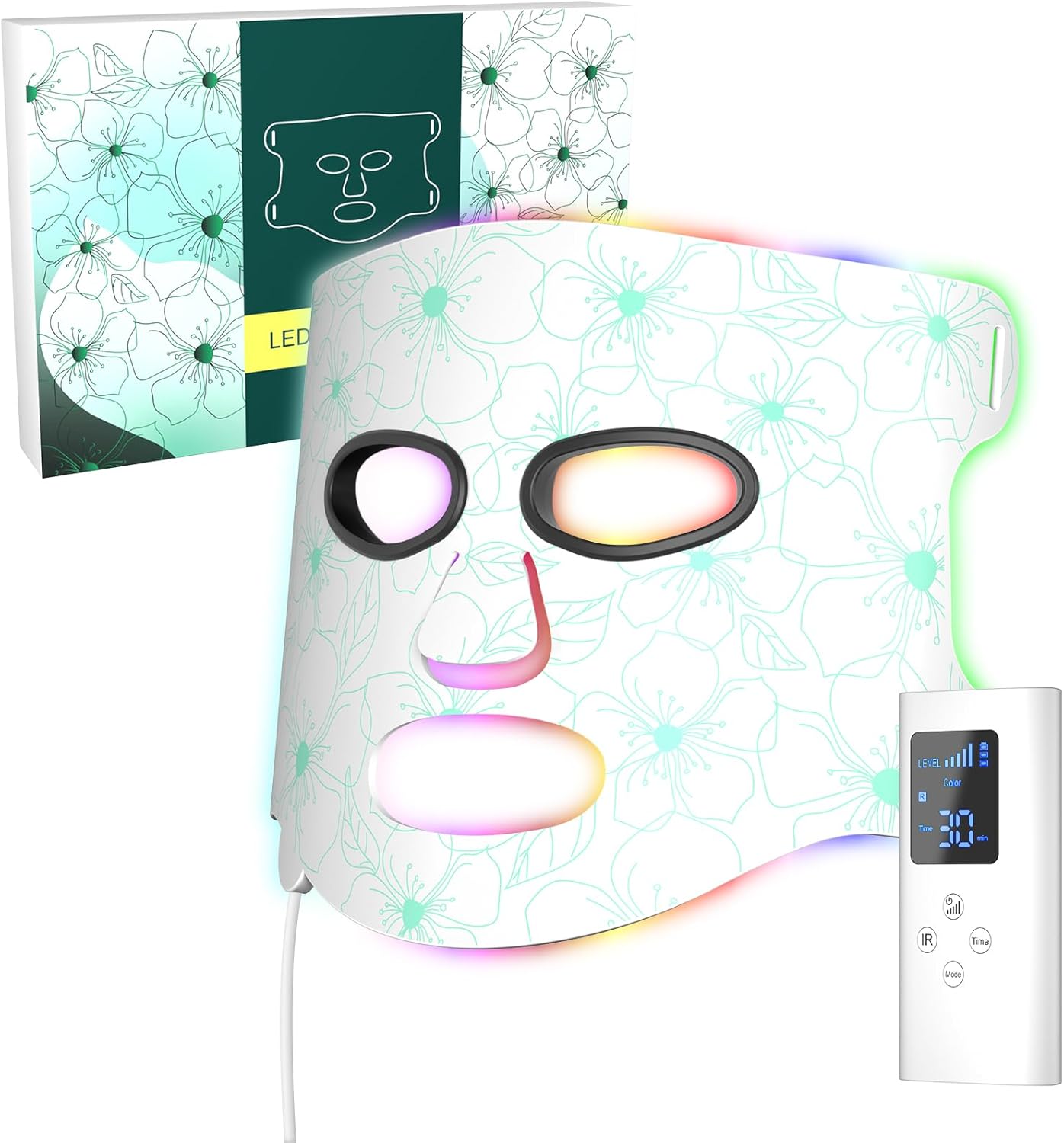 Red Light Therapy Face Mask for Acne and Anti-Aging Treatment