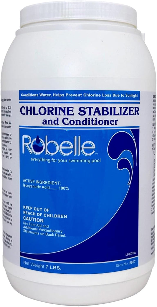 Robelle 7-Pounds Premium Chlorine Stabilizer for Pools