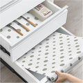 Drawer and Shelf Liner Polka Dot 18 in x 10 ft - Non-Slip Kitchen