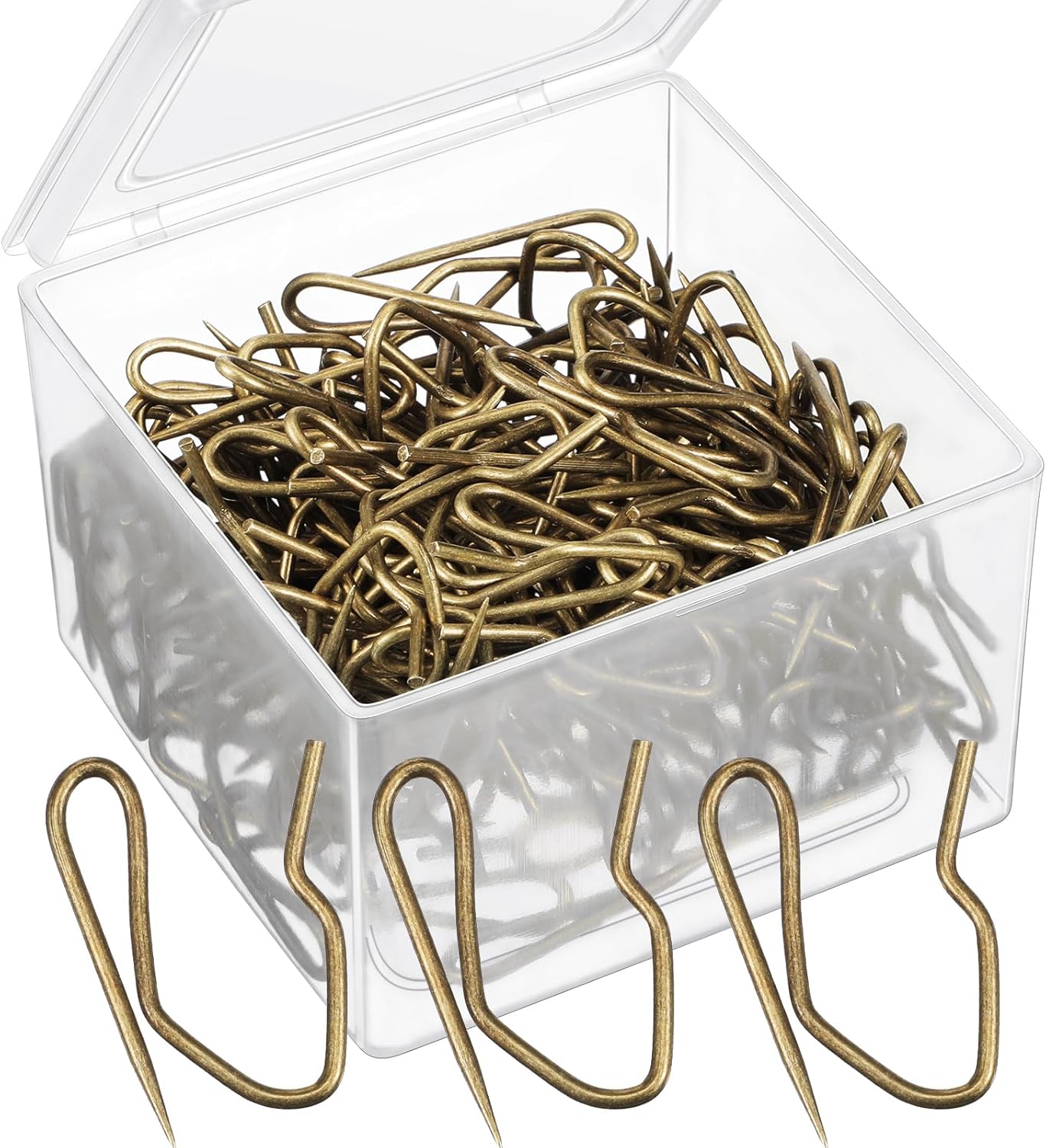 Secure Your Curtains with 58 Metal Pin-On Hooks