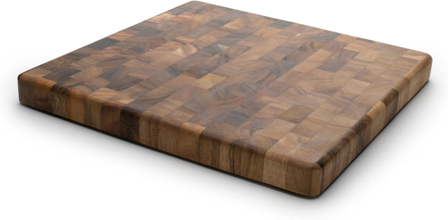 Premium End Grain Acacia Wood Chef's Board for All Your Needs