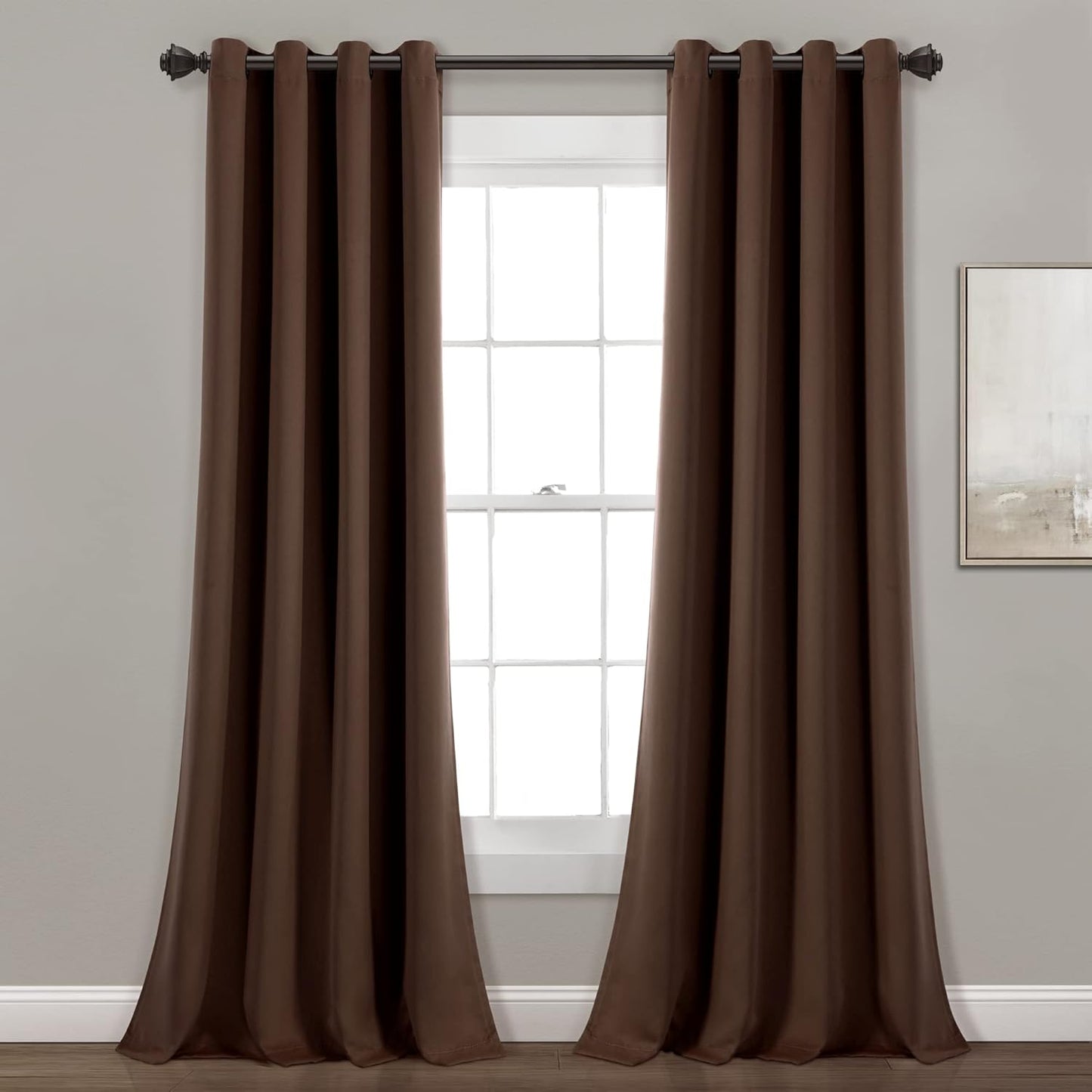 Insulated Grommet Blackout Window Curtain Panels for Chic Decor