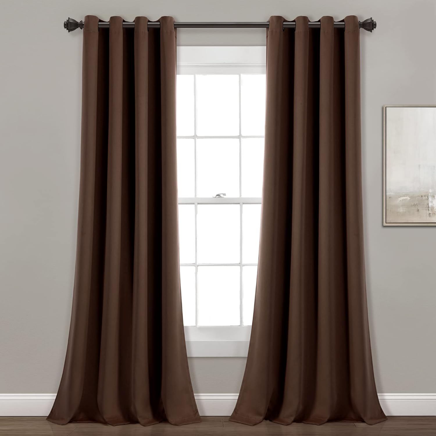 Insulated Grommet Blackout Window Curtain Panels for Chic Decor