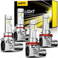 AUXITO 9005 H11 Light Bulbs Combo for Superior Visibility