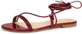 PARTY Women's Strappy Sandals Lace Up Flats - Comfortable Everyday TPR