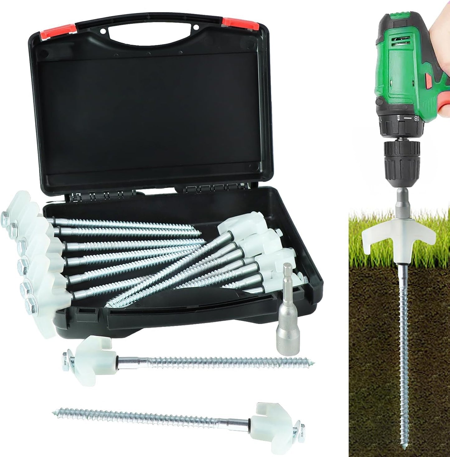 ROIKETU Heavy Duty Tent Stakes: Secure Camping Anchors