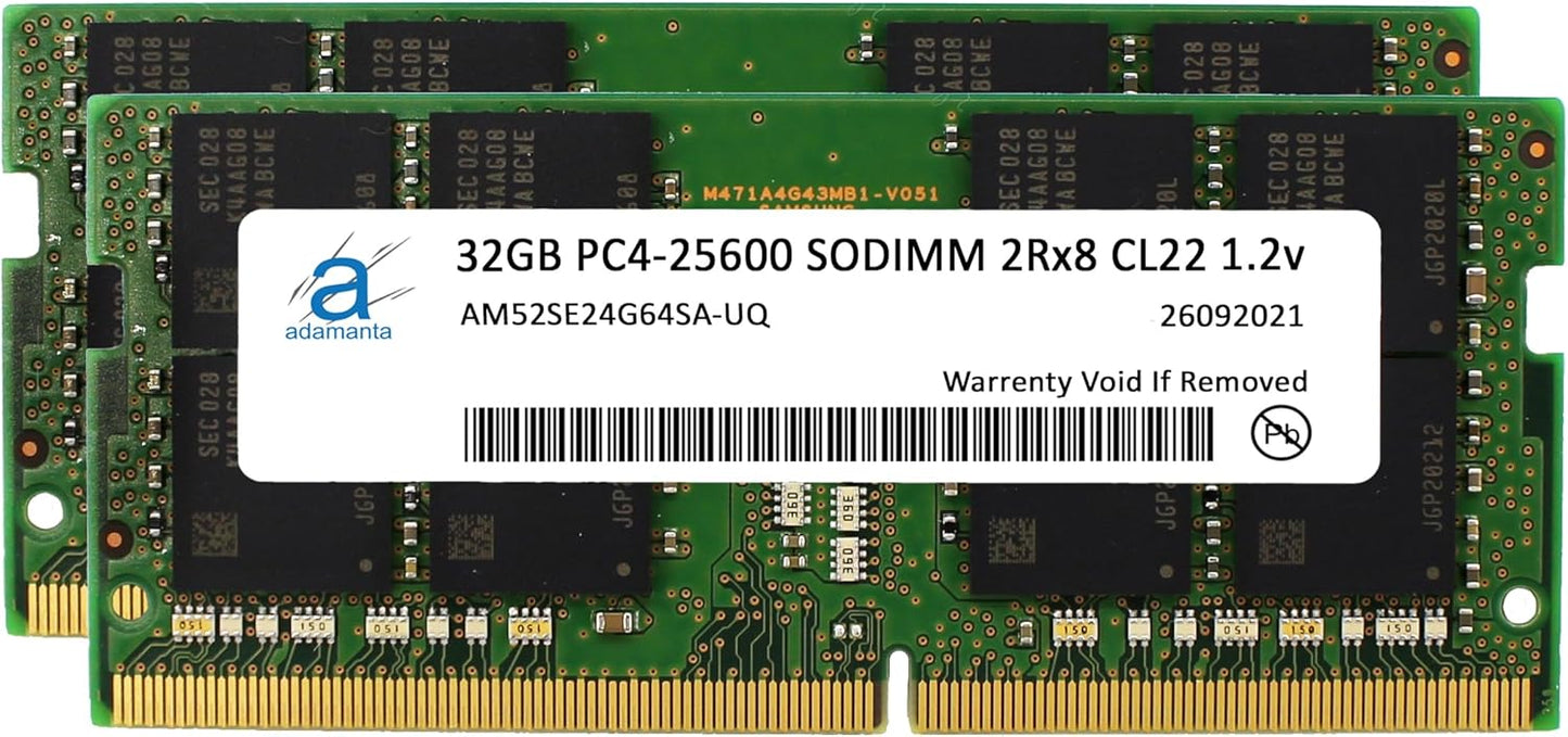 64GB DDR4 3200MHz SODIMM Memory Upgrade for MSI GF63 Thin
