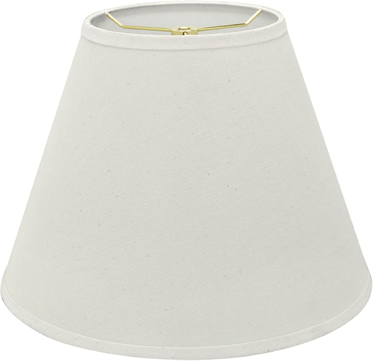 Aspen Creative Transitional Empire Shape Lamp Shade in Frost