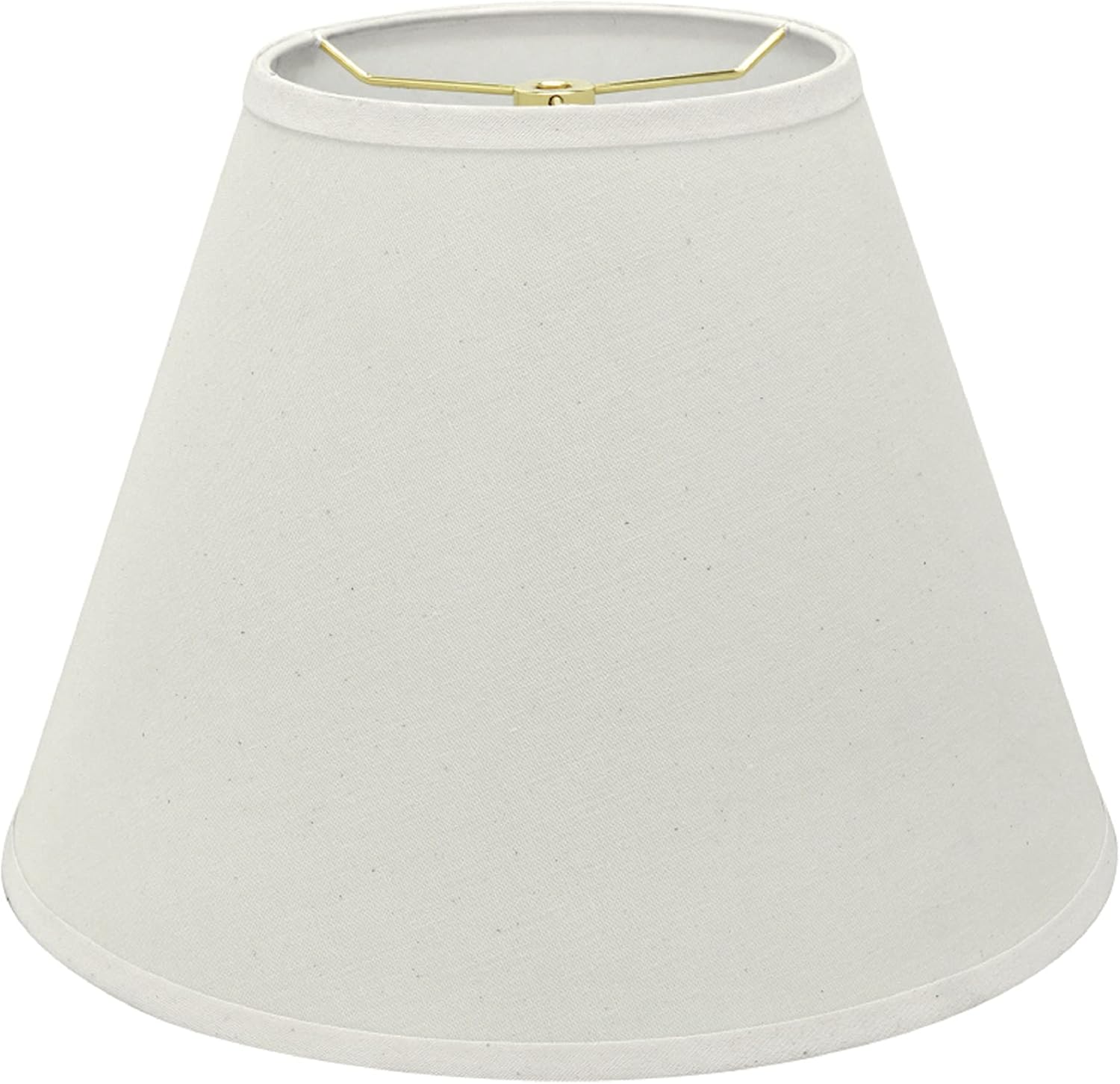 Aspen Creative Transitional Empire Shape Lamp Shade in Frost