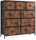 9-Drawer Fabric Dresser Organizer for Bedroom - Large Capacity Storage