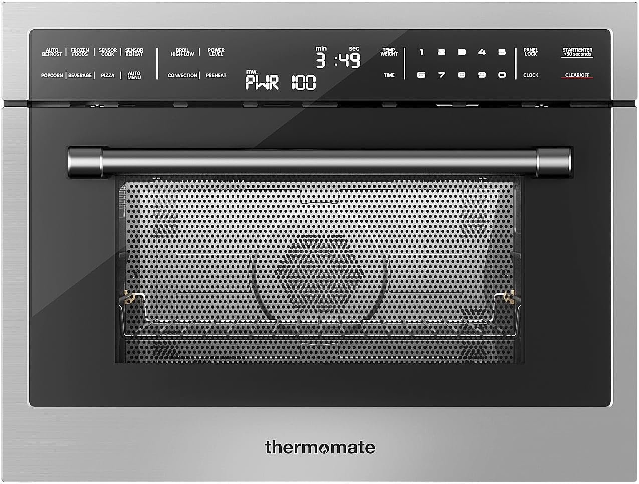 ThermoMate 24 Built-in Microwave Combo: Sensor Cook, Stainless Steel