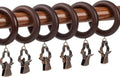 Farmhouse Beech Wood Curtain Rings - Secure Your Drapes Effortlessly!