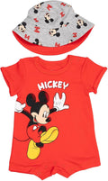 Disney Baby Romper & Sun Hat Set | Newborn to Infant