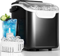 Countertop Ice Maker with Handle - Fast 6-Minute Ice for Home