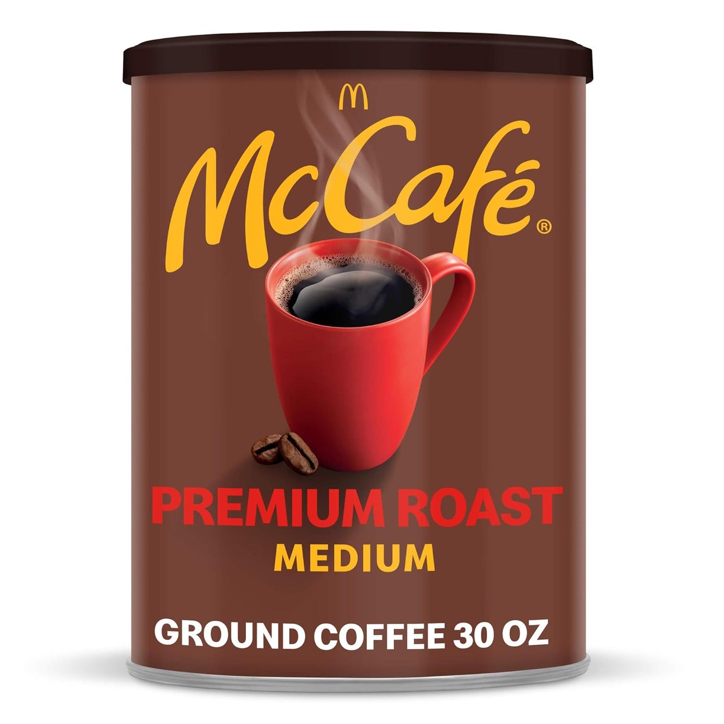 McCafe Premium Roast Ground Coffee - Bold 30 oz Canister