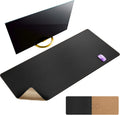 MAIDERN 47.2 in x 23.6 in XXL Cork & Leather Desk Mat - Reversible
