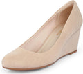 Ankis Closed Toe Wedges for Women 2.5in - Comfortable Medium Heel