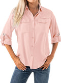 Women's Quick Dry Sun UV Protection Convertible Long Sleeve Shirt hot