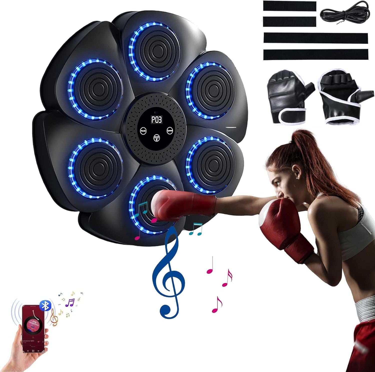 Musical Punching Pad for Ultimate Workouts!