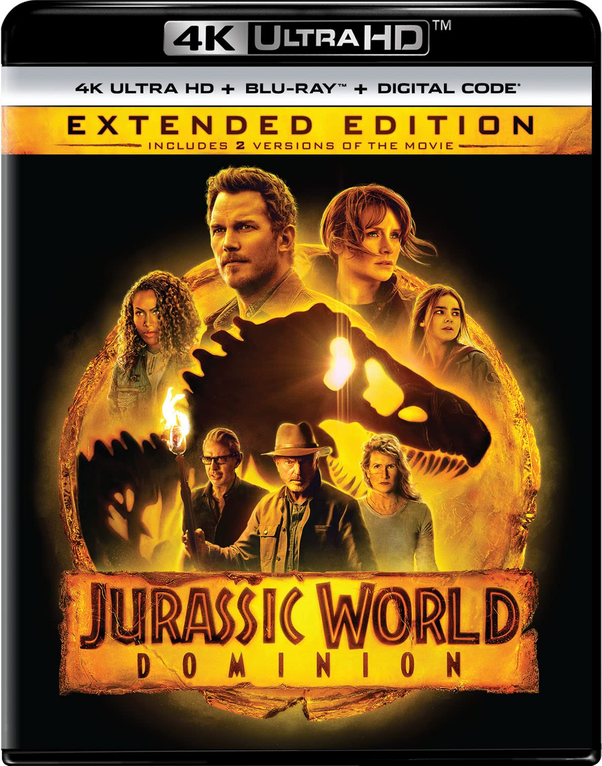 Jurassic World Dominion Extended Edition 4K UHD Blu-ray Digital