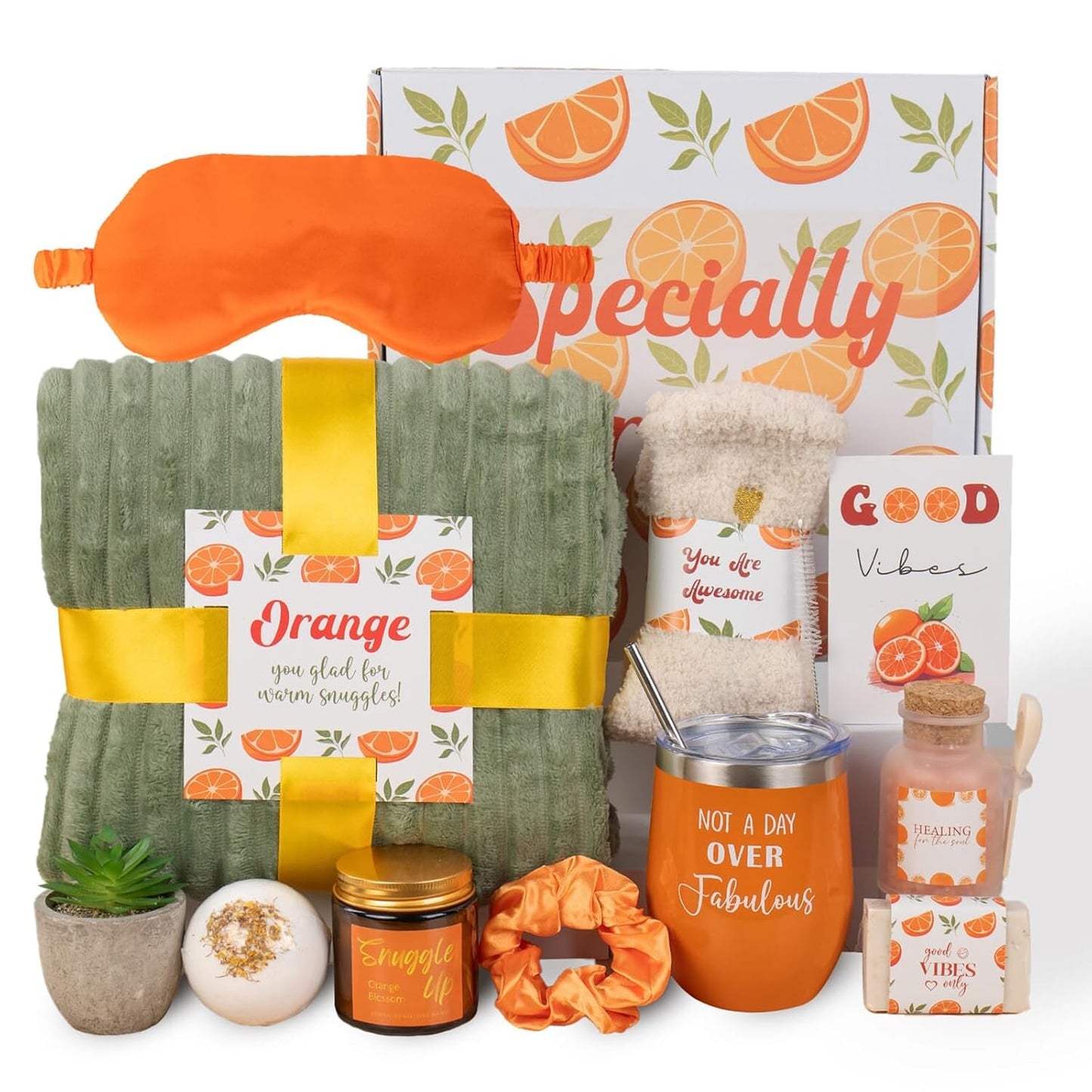 Fall-Themed Care Package for Women, Relaxation Gift Basket