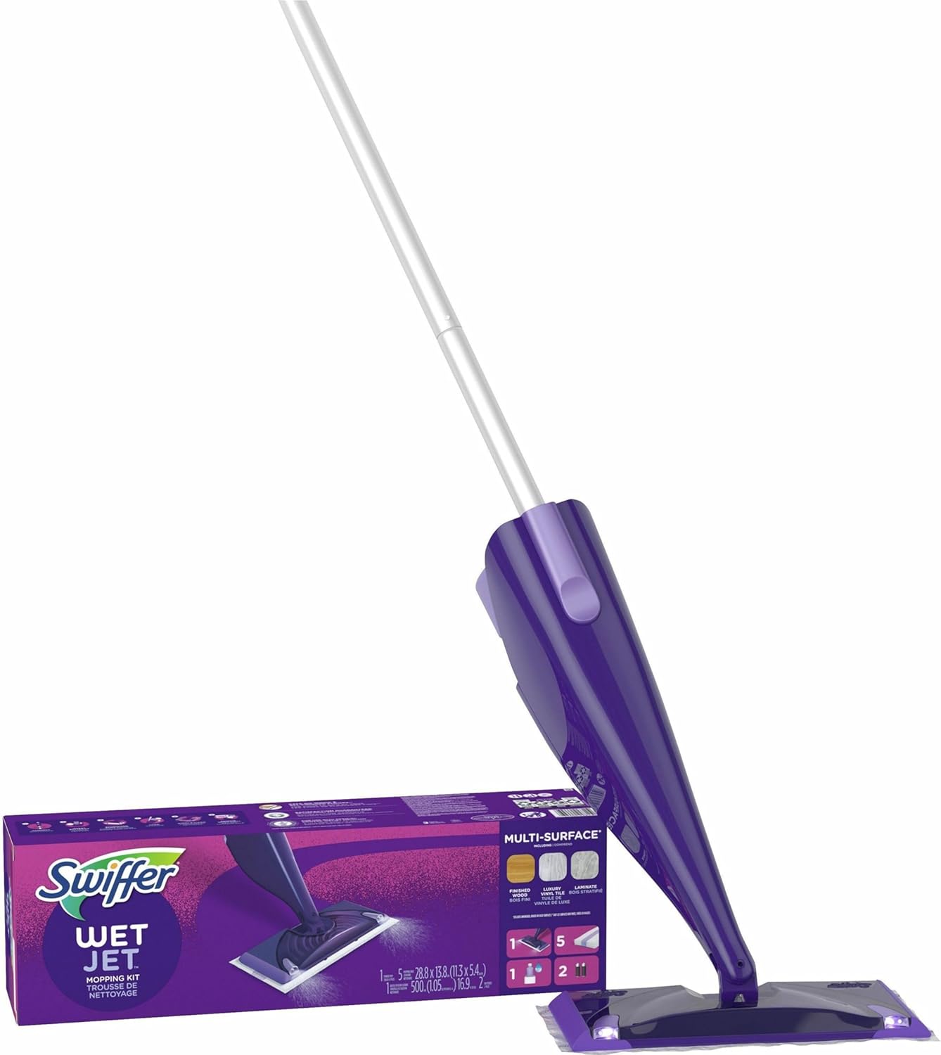 Effortlessly Clean with Swiffer Purple Dust Mop