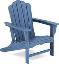 KINGYES HDPE Adirondack Chair - Classic All-Weather Outdoor Seating