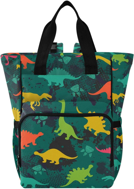 Cute Dinosaur Diaper Bag Backpack - Travel Ready