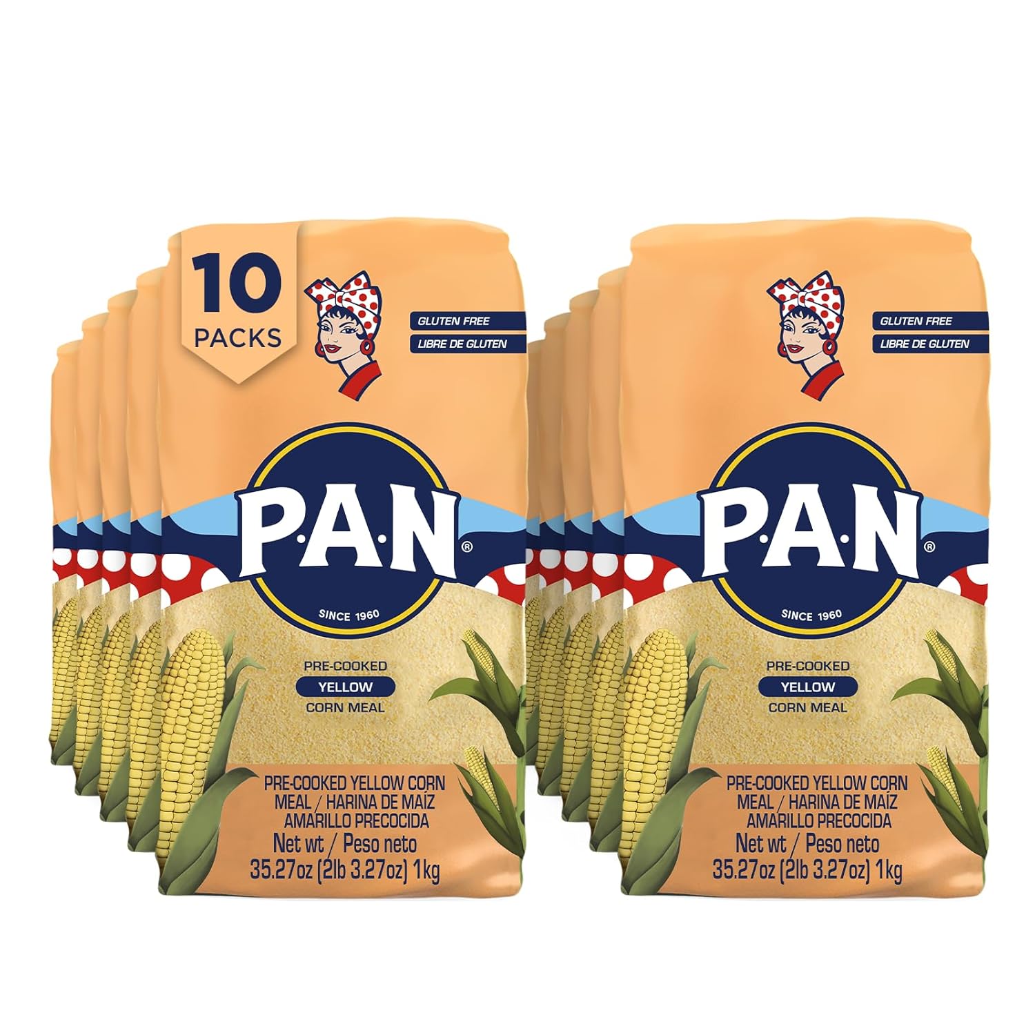 P.A.N. Yellow Corn Meal for Arepas - Gluten Free & Kosher Flour