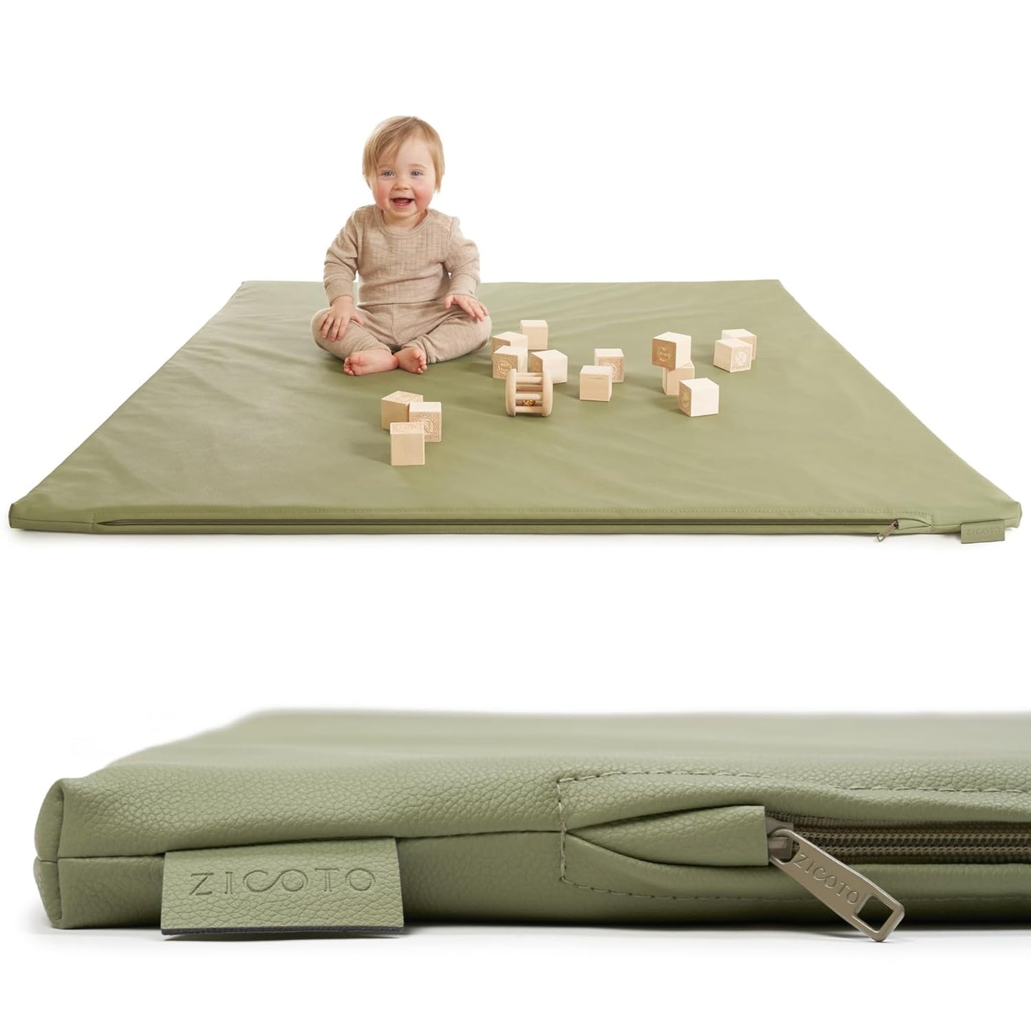 Stylish Padded Baby Play Mat for Safe Play Area & Comfort