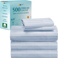 Luxury Split King Sheets Set For Adjustable Bed - 100% Cotton 500 TC