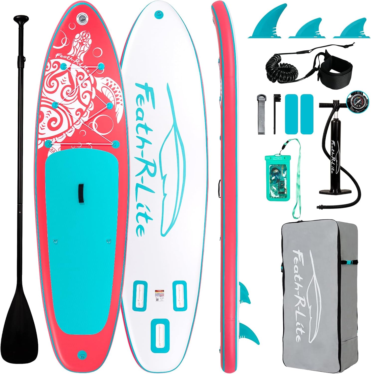 FEATH-R-LITE Inflatable Ultra-Light Stand Up Paddle Board